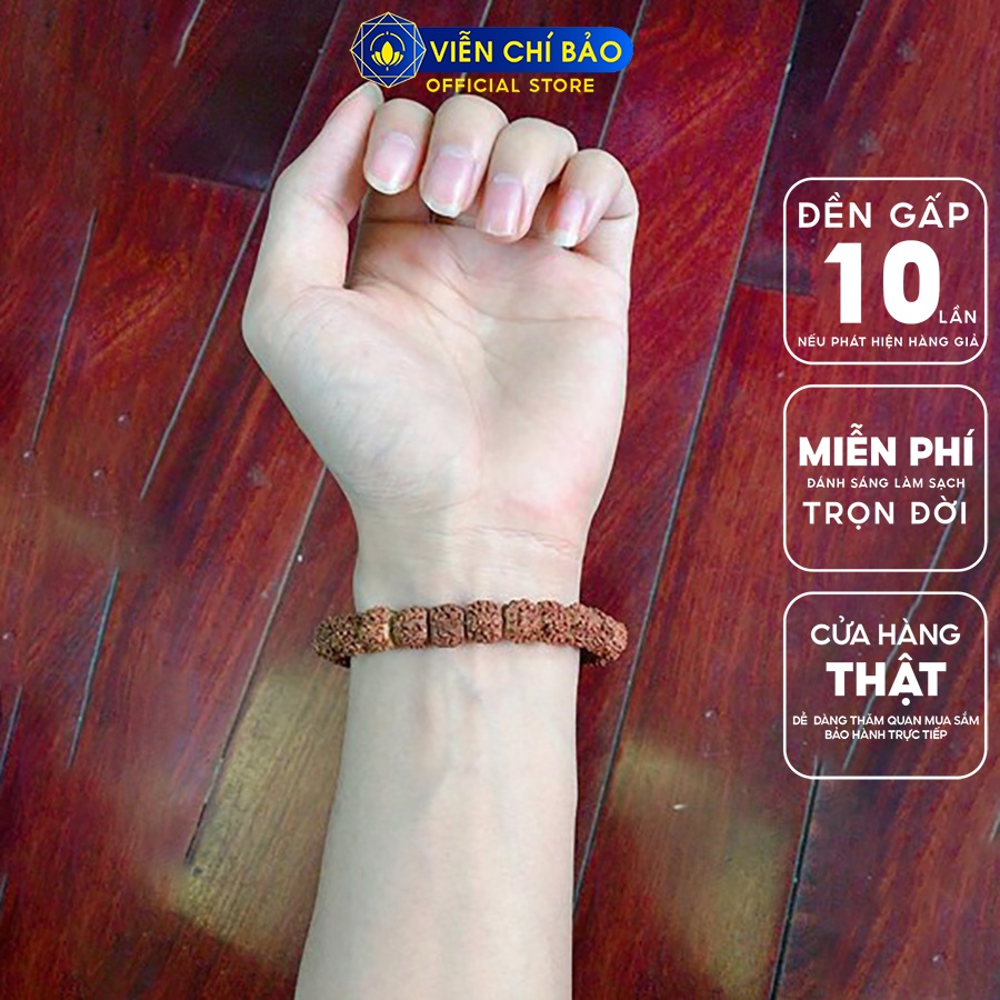 Vòng tay bồ đề tâm trơn thời trang phụ kiện trang sức Viễn Chí Bảo V000638