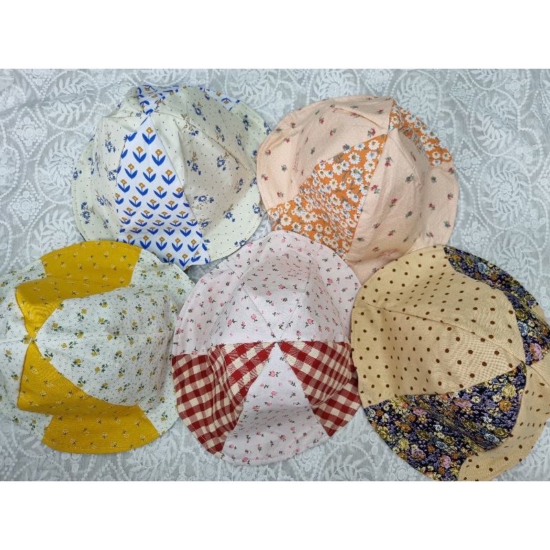 Mũ vải chắp 6 mảnh