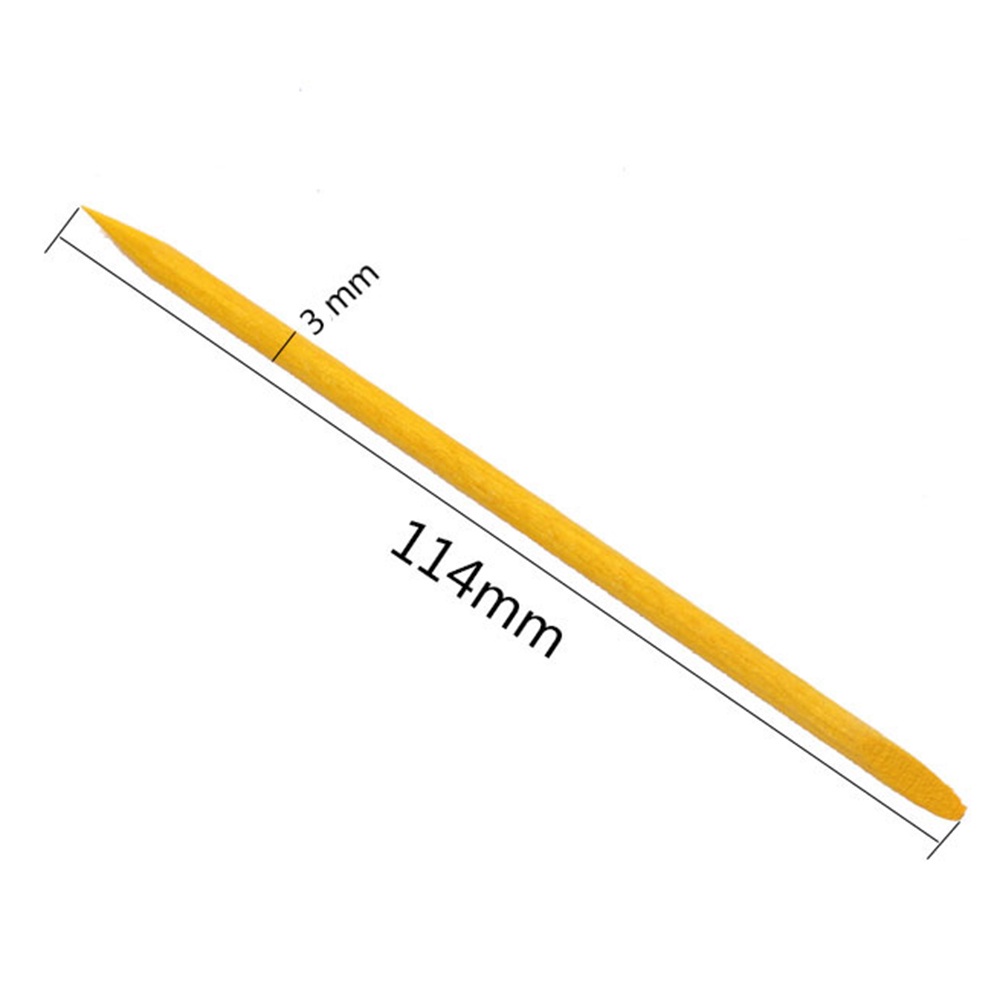 Thanh Gỗ Hai Đầu Nhiều Màu Sắc Tẩy Tế Bào Chết Cho Móng Tay