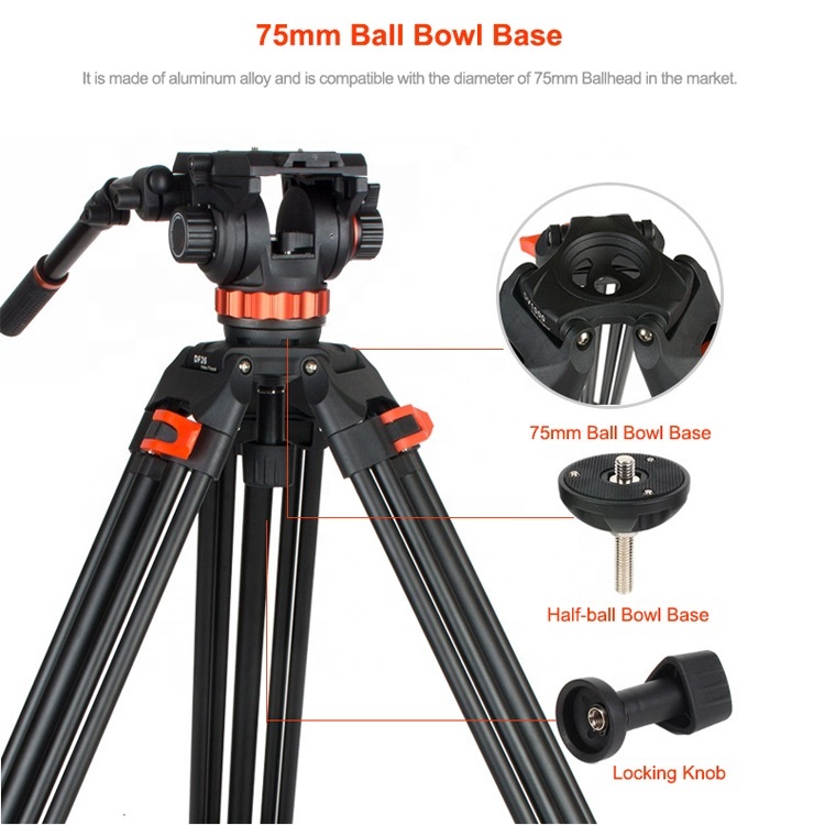 Chân máy quay Coman DF26