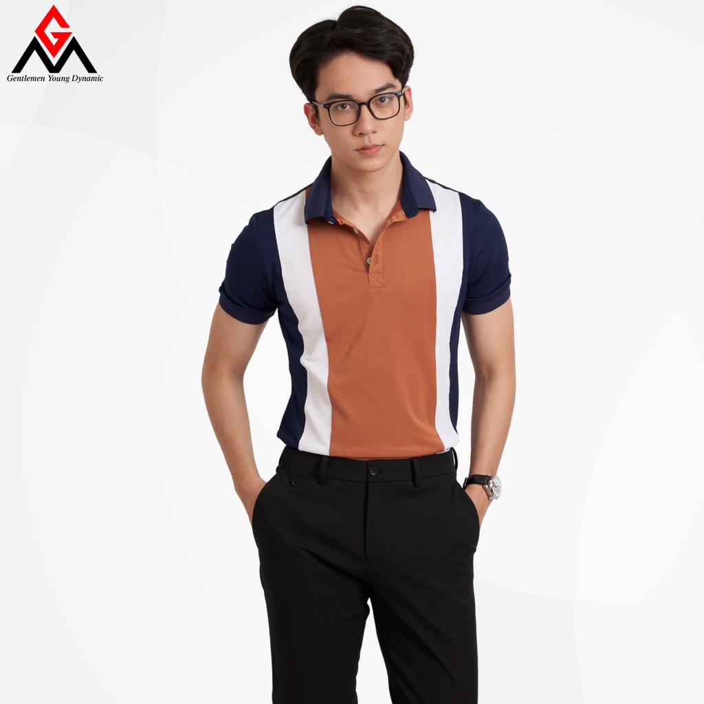 Áo thun polo nam GM APG006 cổ bẻ, tay ngắn chất liệu cotton cá sấu sang trọng lịch sự