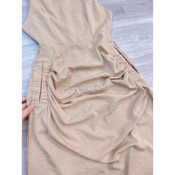 Váy túi sườn be hai bên