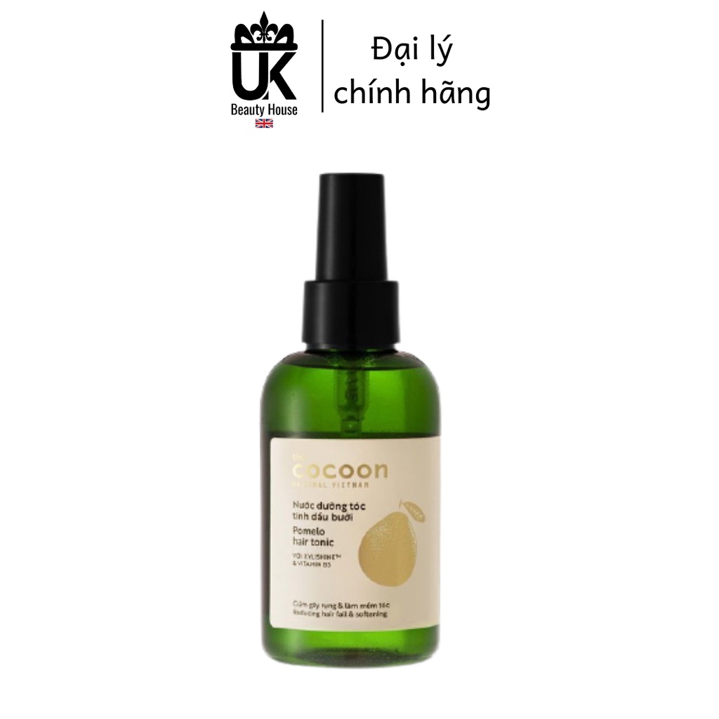 Xịt dưỡng tóc tinh dầu bưởi Cocoon Pomelo Hair Tonic 140ml