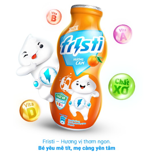 SỮA CHUA UỐNG FRISTI HƯƠNG CAM -80ML