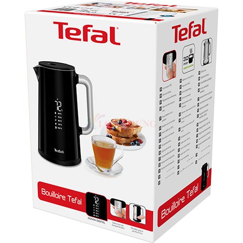 Bình đun siêu tốc Tefal 1.7 lít KO850810 - Hàng chính hãng