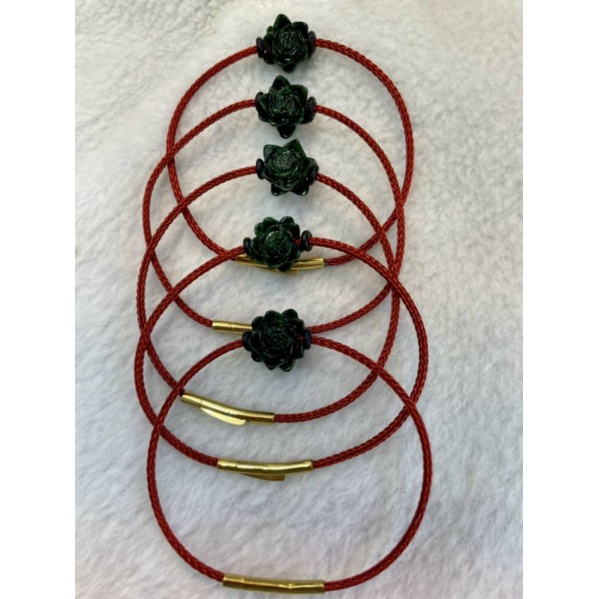 Vòng tay nữ bông sen đá sơn thủy thanh tẩy mang lại may mắn bình an