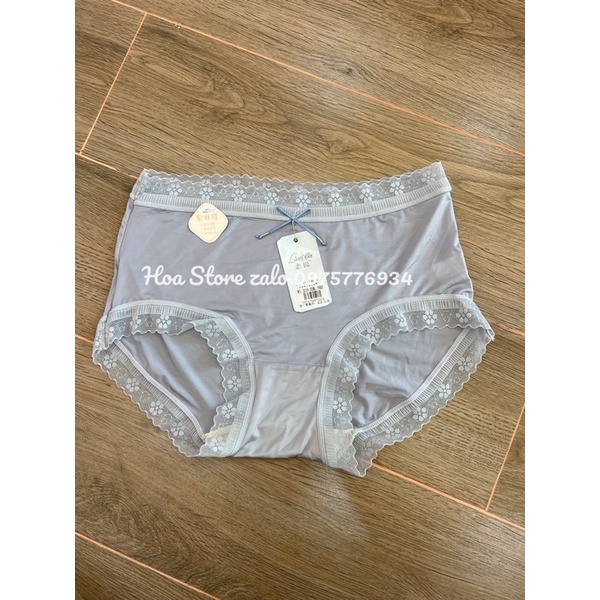 Quần lót điều hoà kháng khuẩn viền ren mặc nhẹ co giãn 45-60kg