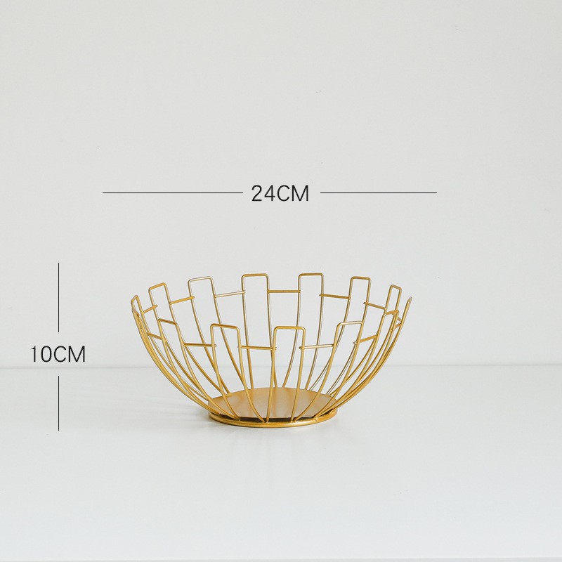 Rổ đựng trái cây bằng kim loại phong cách Bắc Âu - UniLabel