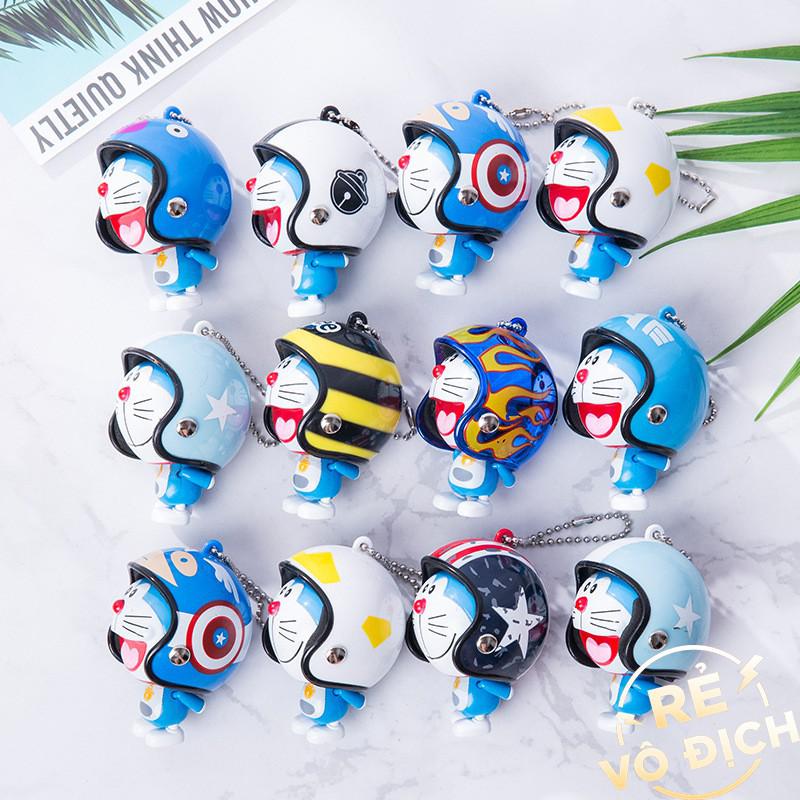 MÓC KHOÁ DOREMON/DORAEMON/ĐÔ RÊ MON ĐỘI NÓN BẢO HIỂM CỰC KÌ DỄ THƯƠNG