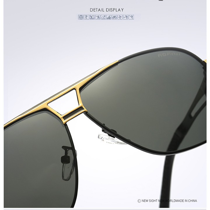 kính nam giá rẻ ⚡ FREESHIP ⚡ Giảm 10K khi Nhập [KINHNAM10] ⚡  Kính mát nam phân cực AORON A8521 | BigBuy360 - bigbuy360.vn