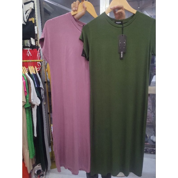 Đầm Gi-an Cổ Tròn Thun Cotton chuẩn Thái