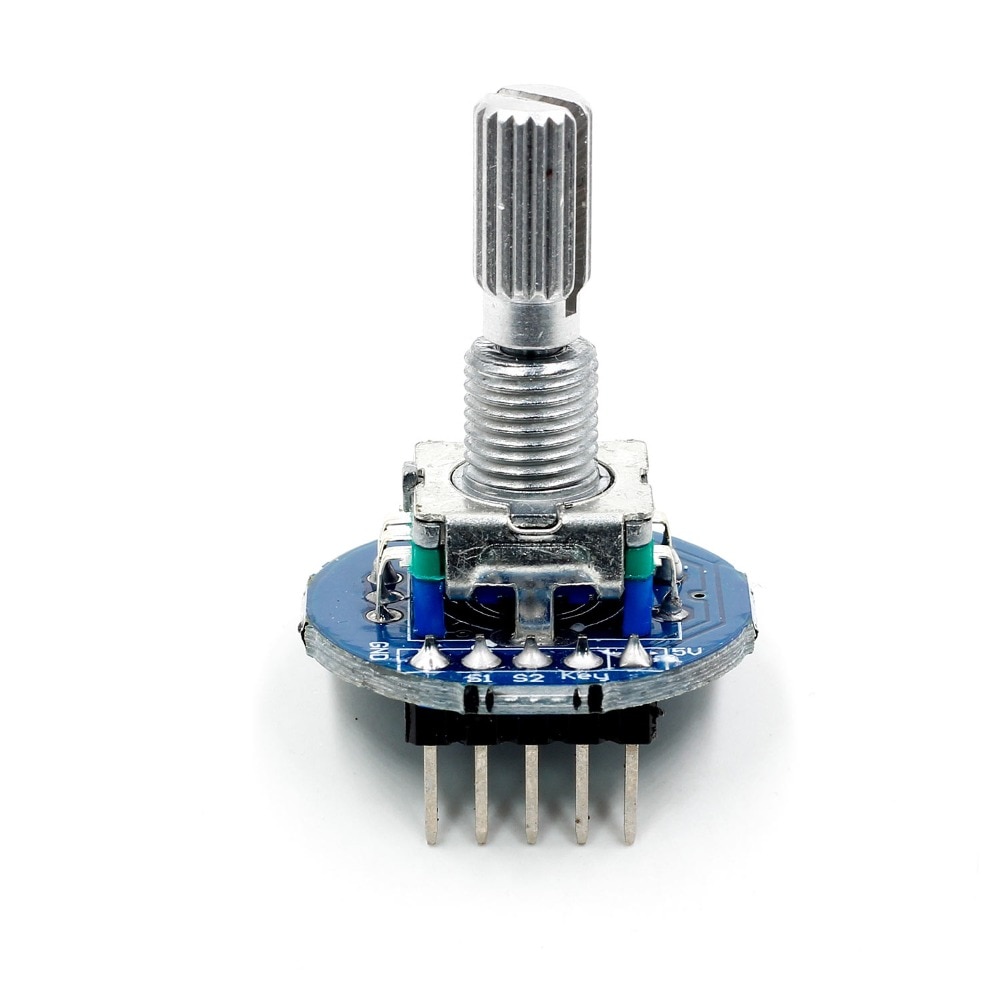 Rotary Encoder Module for Arduino Brick Sensor Development Round Audio Rotating Potentiometer Knob Cap