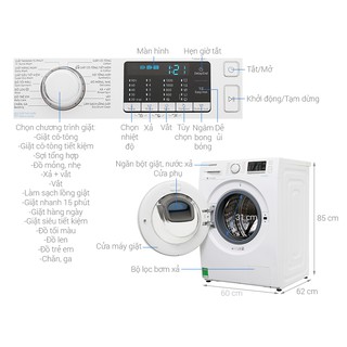 Máy giặt Samsung WW80K52E0WW 8KG