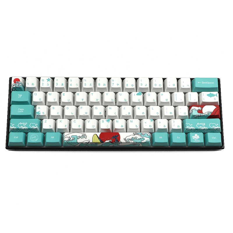 Set 71 Nút Bàn Phím PBT OEM GH60 GK61 GK64 Chất Lượng Cao