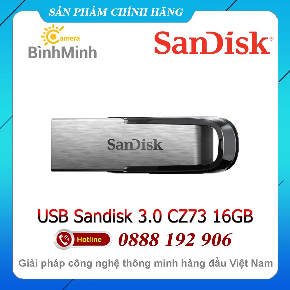 USB Boot Cứu Hộ 3.0 16GB 32GB SanDisk Cruzer Glide CZ600, Ultra Flair CZ73 150MB/s