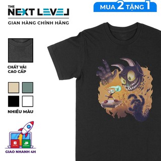 Áo thun Cuphead Unisex THE NEXT LEVEL, Cotton 100% 4 màu nam nữ - BT0080