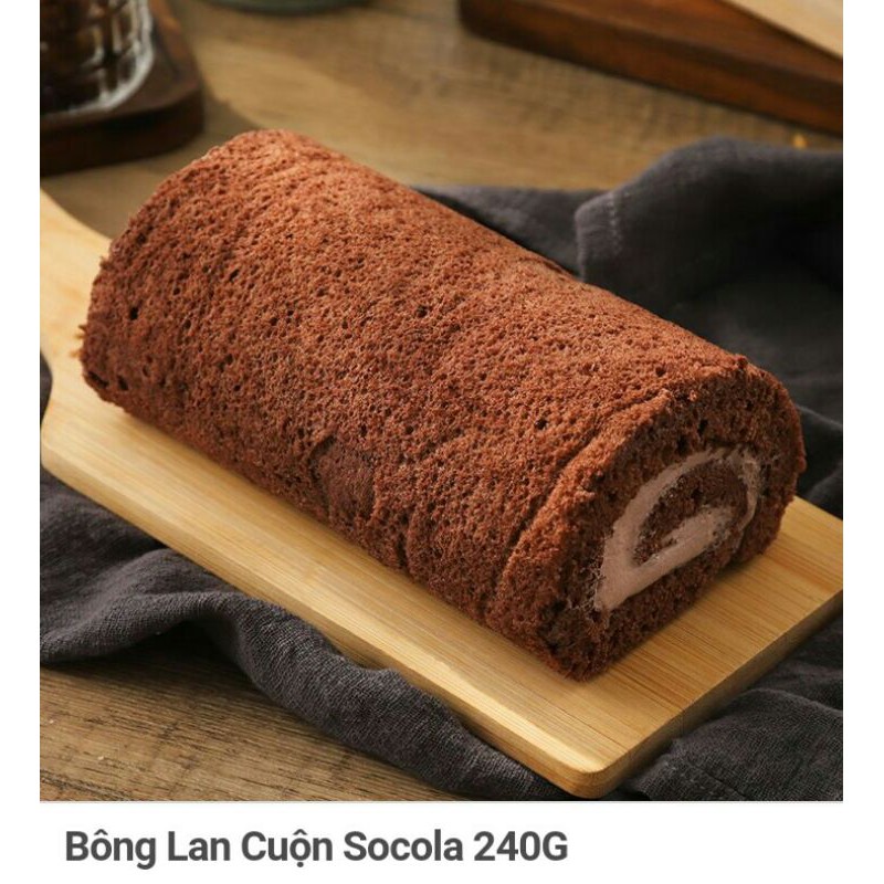 Bánh Bông Lan Nho/ Việt quất/ Socola/ trà xanh Cuộn 240G