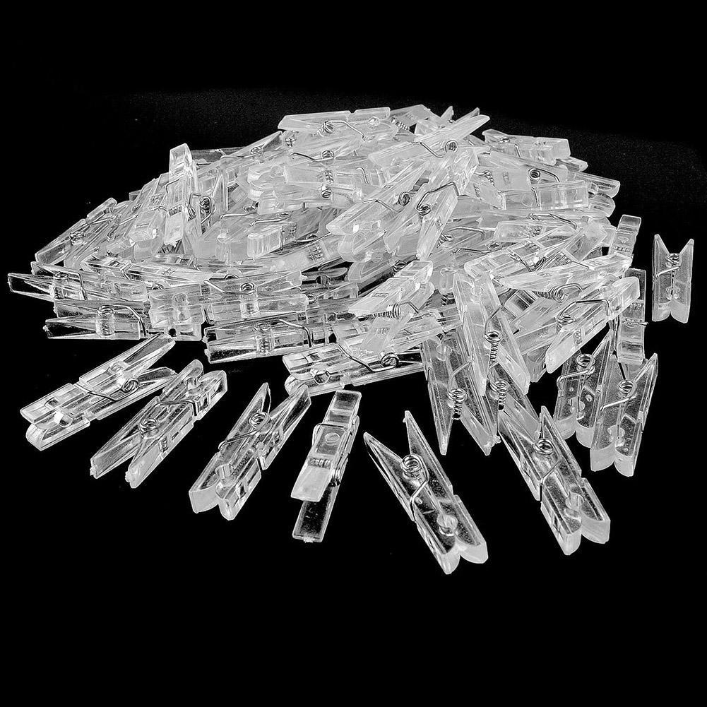 Set 20 Kẹp Nhựa Trong Suốt Giữ Ảnh X9O4