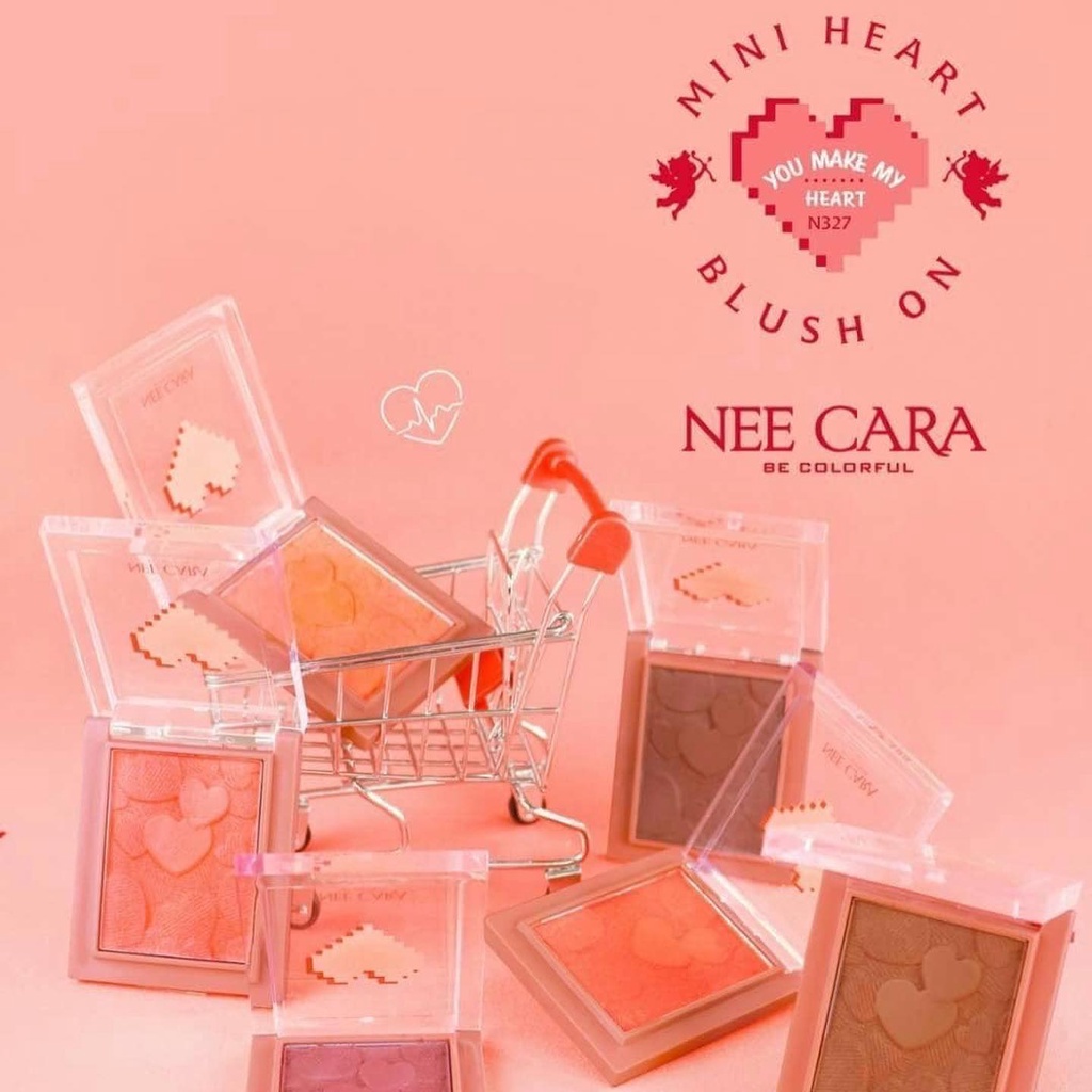 Phấn Má Hồng Lì Không Nhũ Nee Cara Tông Cam Đất You Make My Heart N327 No.06