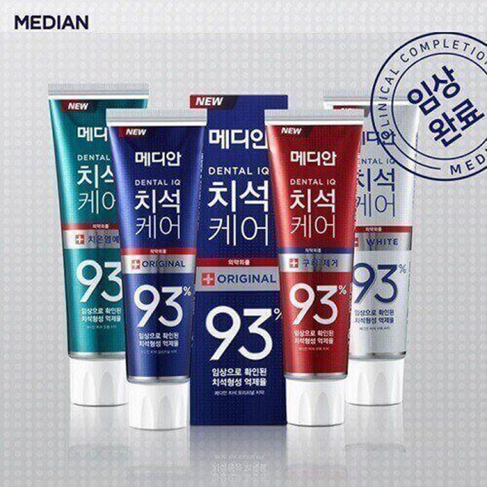 [Mã COS0303 giảm 8% đơn 250K] Kem đánh răng Median 93% Toothpaste Hàn Quốc 120g | WebRaoVat - webraovat.net.vn