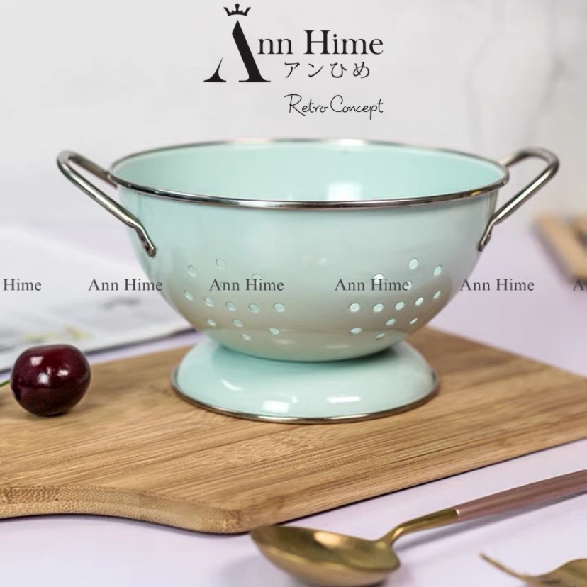 Rổ kim loại đựng trái cây đa năng tiện dụng phong cách cổ điển