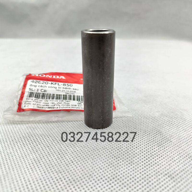 Ống cách vòng bi, đùm bánh sau xe DREAM, WAVE, FUTURE zin honda