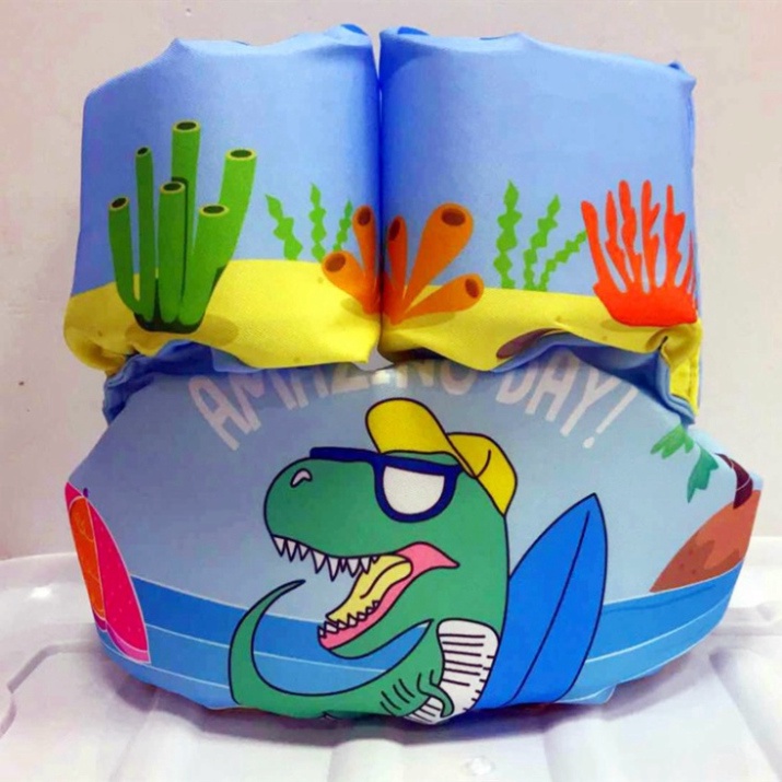 Phao bơi cho bé trai bé gái LUHAZO đi biển tập bơi body chống lật Tay Đỡ Ngực Cho Bé 2023