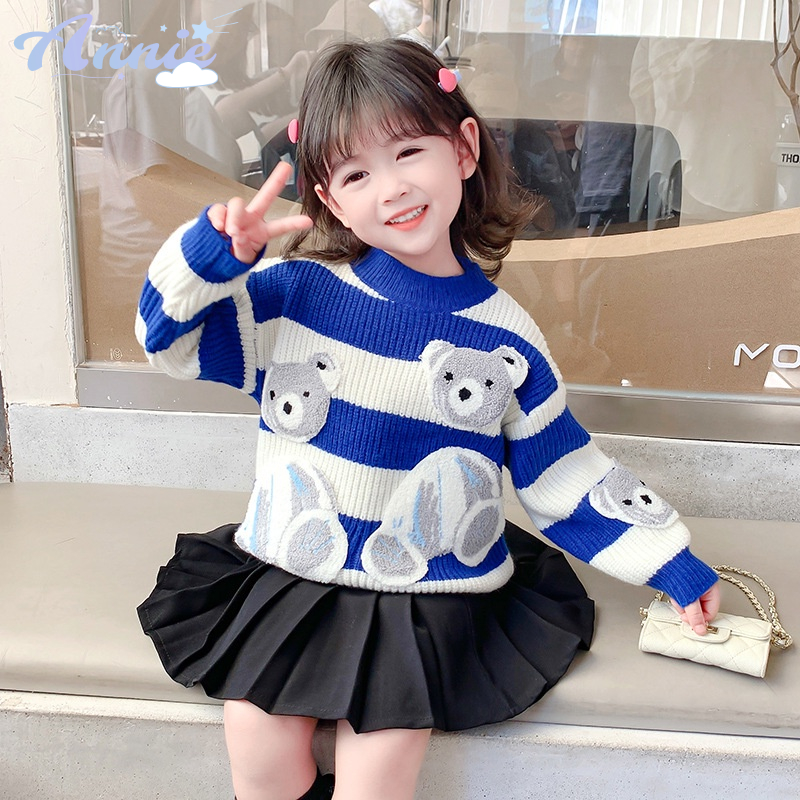 Áo Sweater Tay Dài Cổ Tròn Dày Dặn Thời Trang Thu Đông Phong Cách Phương Tây Dành Cho Bé Trai Và Bé Gái