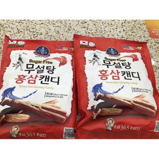 KẸO HỒNG SÂM KHÔNG ĐƯỜNG 365 HÀN QUỐC (500g)
