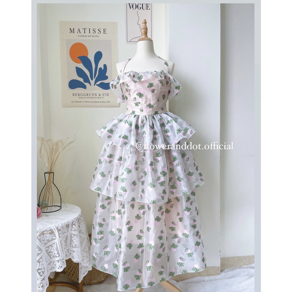 Alice Dress 3 tầng và 2 tầng - Đầm công chúa nhiều tầng dáng xòe, váy dự tiệc Flower & Dot