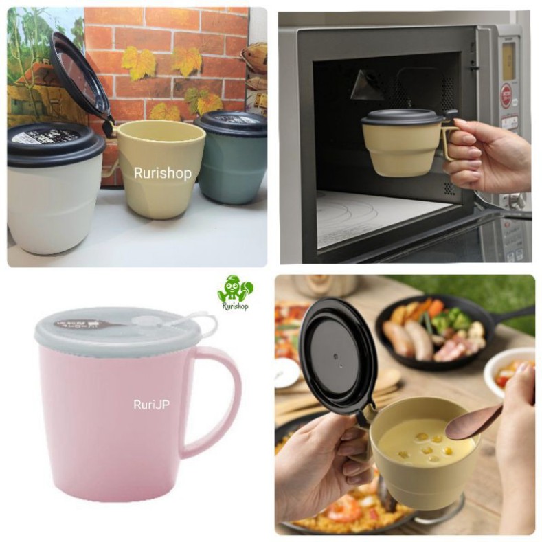 Ly, cốc, ca đựng nước (360ml) Inomata Nhật Bản; Ly, cốc,ca uống nước có lỗ cắm ống hút (300ml)