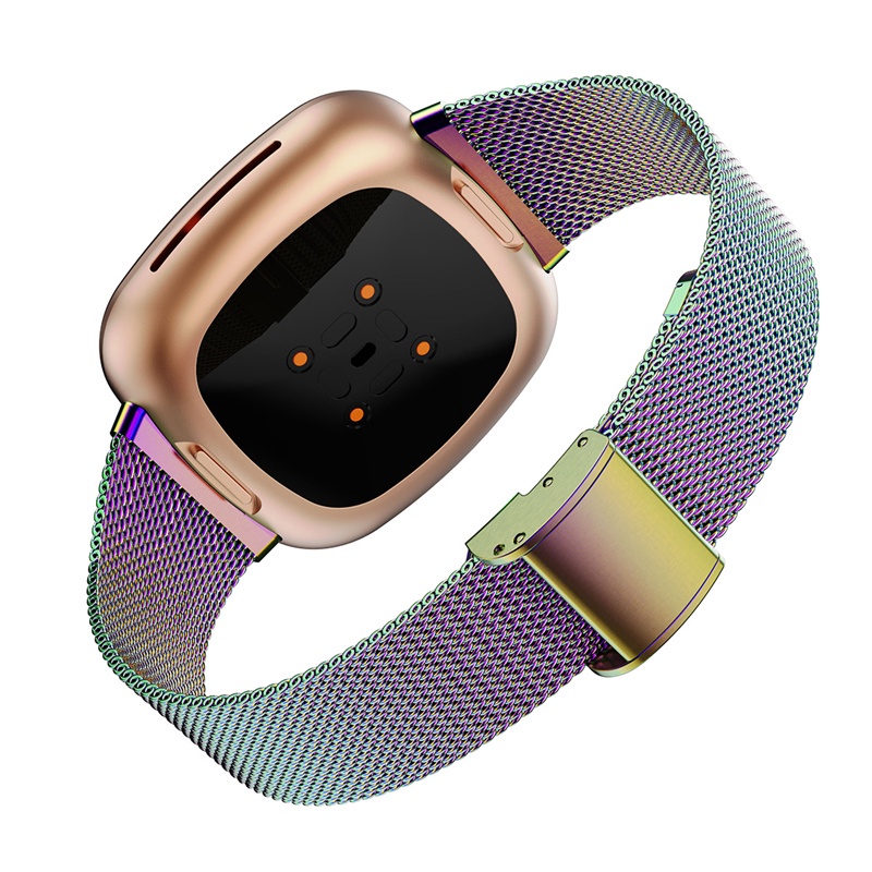 Dây Đeo Inox Milanese Cho Đồng Hồ Thông Minh Fitbit Versa 3