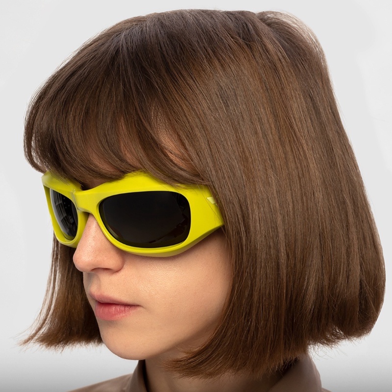 Kính Mát Chống Tia Cực Tím Phong Cách Thể Thao Thời Trang Cho Nam Nữ