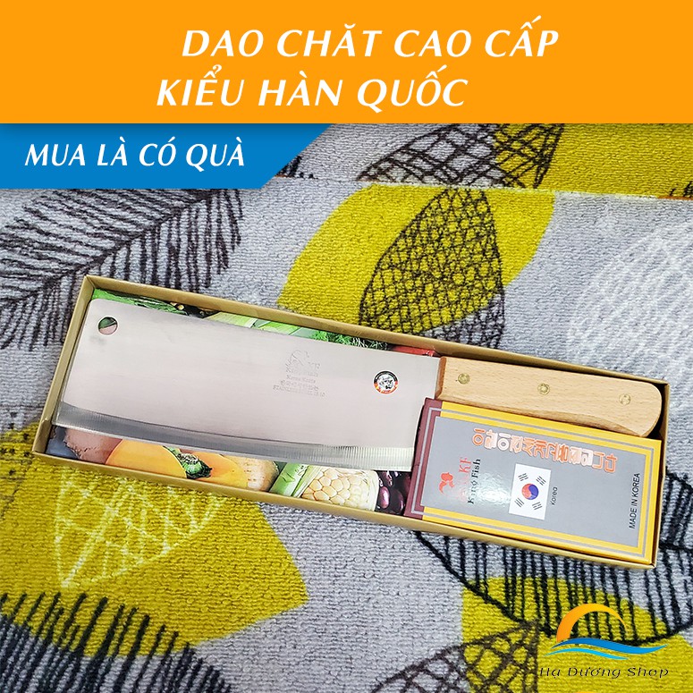 [FLASH SALE 3 NGÀY] Dao chặt HADU Hàn Quốc chặt ngọt đầm tay bền bỉ - Hạ Dương Shop