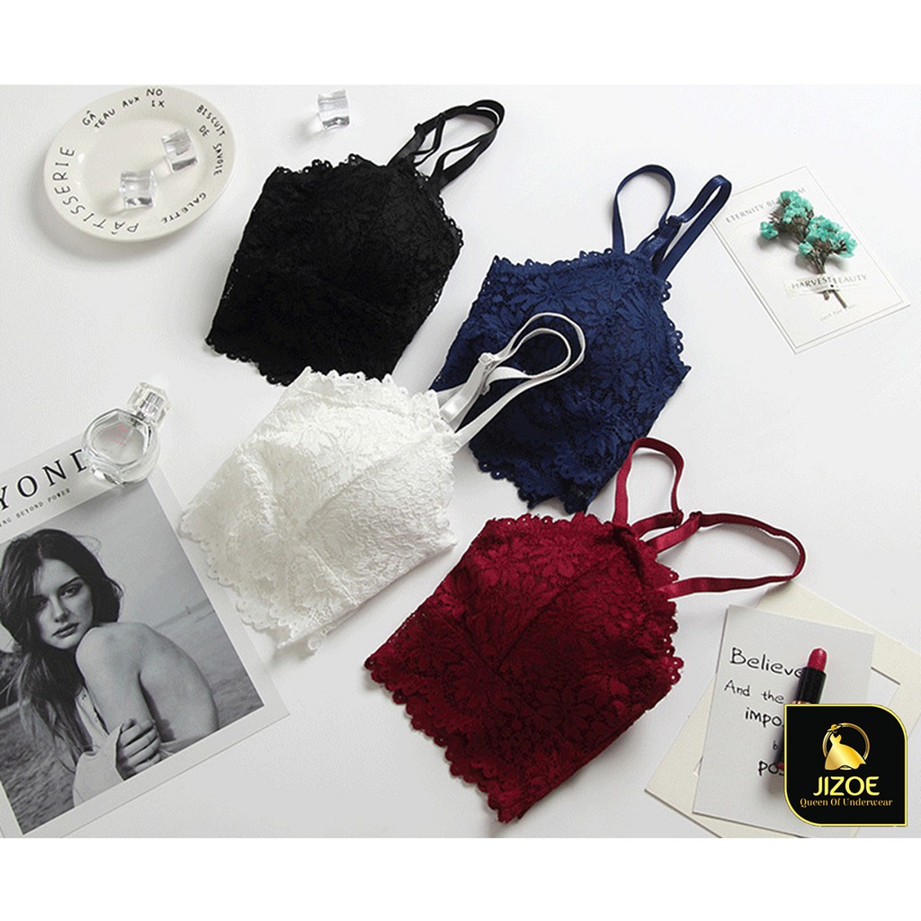 Áo bra nữ len ren đẹp 2 dây cao cấp giá rẻ ALT42