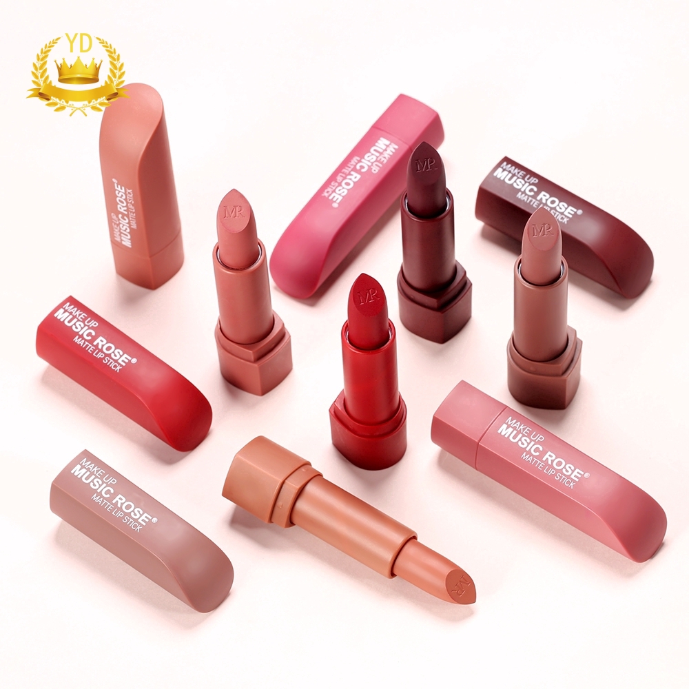 [Hàng mới về] Son môi trang điểm có sắc tố cao dễ lên màu không phai màu chất lượng cao tiện lợi