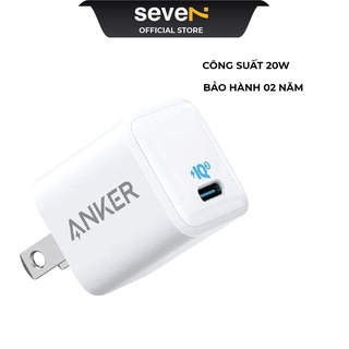 Củ Sạc Nhanh 20W Anker PowerPort III Nano A2633 Trắng