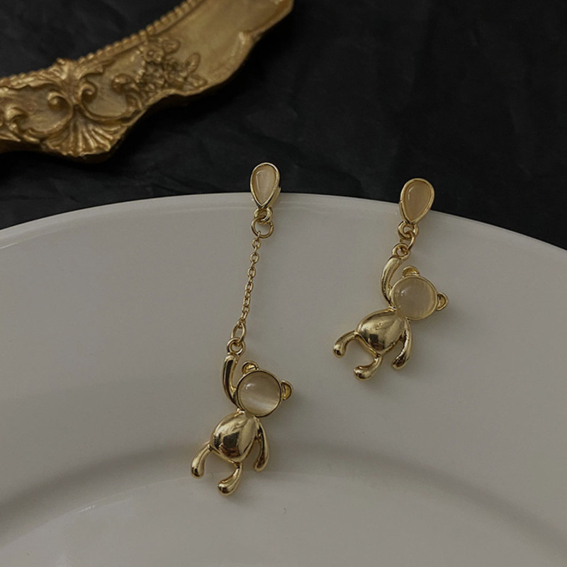 Bông Tai Hình Gấu Hoạt Hình Dễ Thương 23557