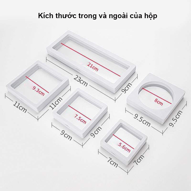 Combo 5 cái hộp đựng trang sức màng PE cao cấp