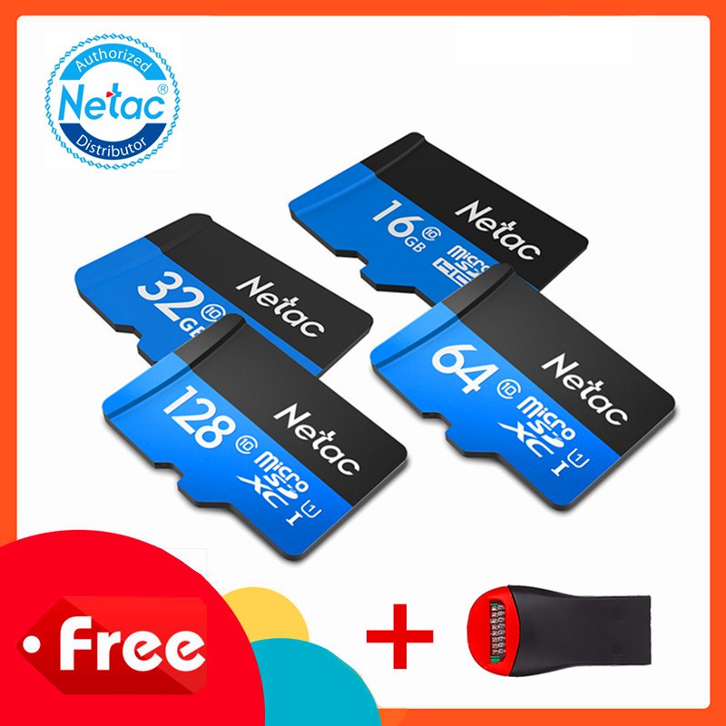 Thẻ nhớ tốc độ cao Netac P500 cấp 10 dung lượng 16/32/64/128GB tiện dụng