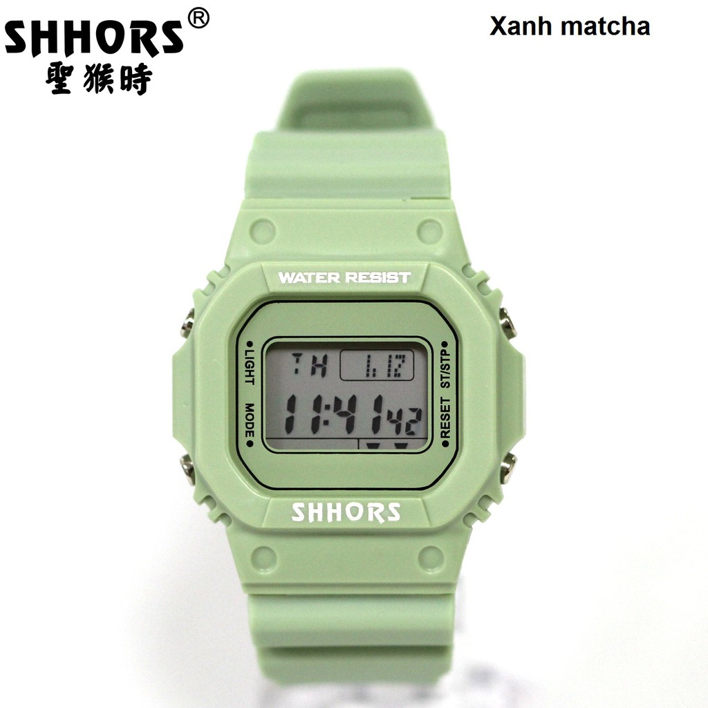 Đồng Hồ Nam Nữ Xanh Matcha Thể Thao Dây Cao Su Siêu Đẹp | BigBuy360 - bigbuy360.vn