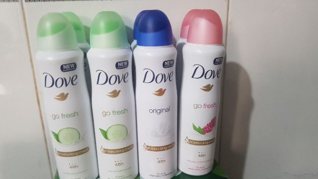 xịt khử mùi dove go fresh lựu 48h 150ml