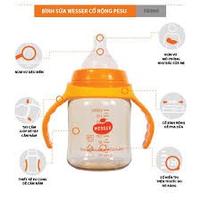 Bình sữa Wesser PESU 60ml - 140ml - 180ml - 250ml - 260ml