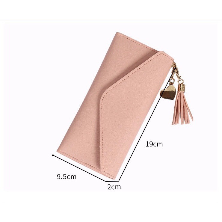 Ví Nữ ❤️FREESHIP❤️ Ví Nữ Dài Cầm Tay giá rẻ thời trang cao cấp nhiều ngăn tiện dụng mã 104C