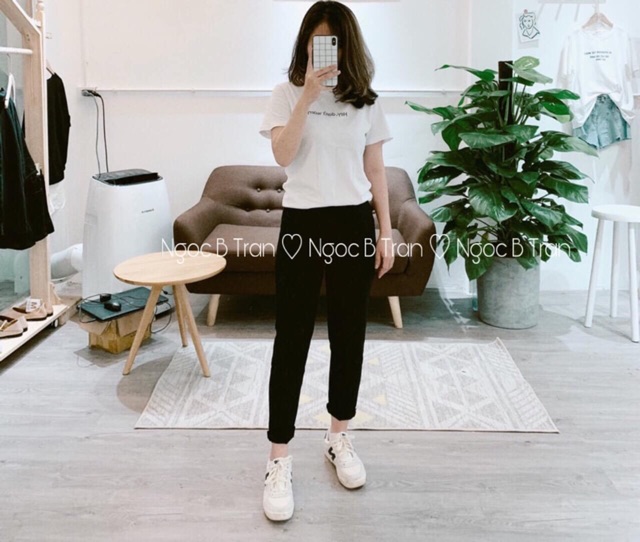 Quần baggy vải