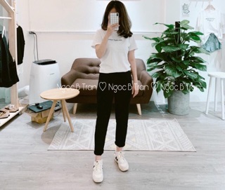 Quần baggy vải