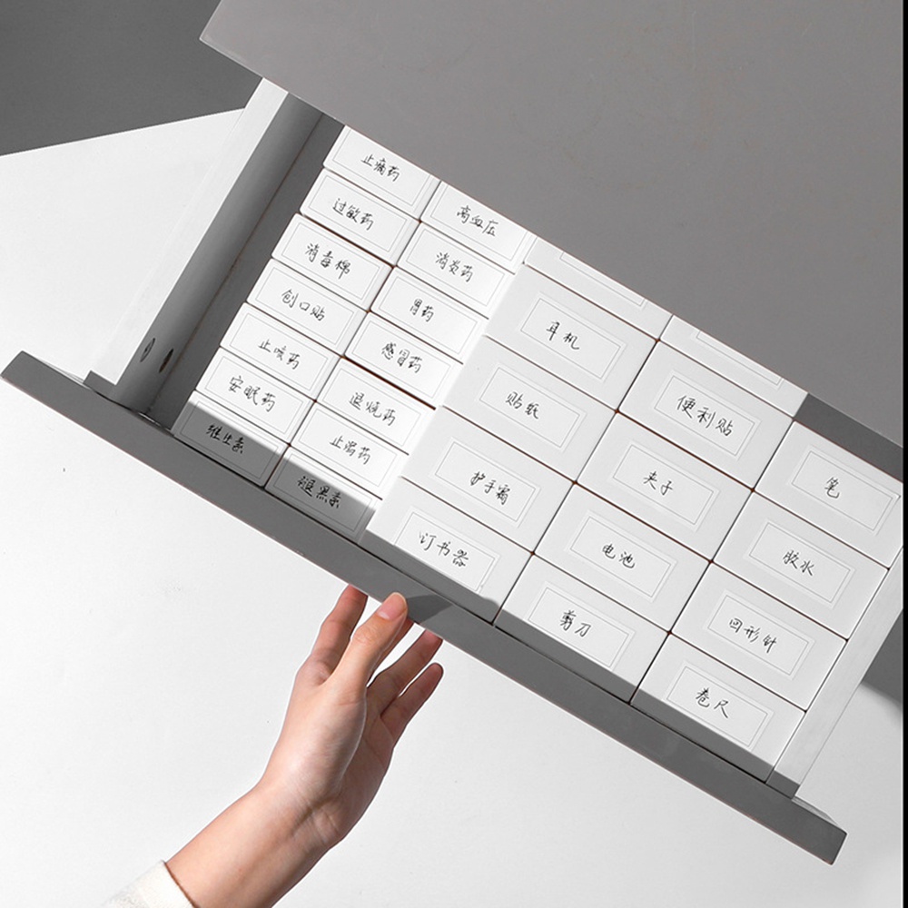 Hộp mini đựng đồ dùng để bàn có nắp chống bụi phong cách Nhật Bản tiện lợi