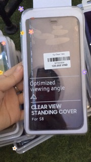 ỐP 2 MẶT CLEAR VIEW XỊN DÒNG SÁMUNG NOTE 8/9,S8/8+/9/9+/10/10+