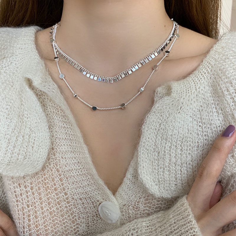 Vòng Cổ Tua Rua Tròn Nhỏ Thời Trang Cá Tính Dễ Phối Đồ Phong Cách ins Dành Cho Nữ
