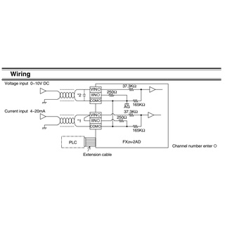FX2N-2AD - Module mở rộng ngõ vào analog - Module PLC Mitsubishi FX2N